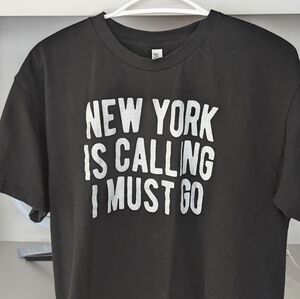 Men's M blk tee 100% cotton